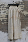 Mutedance 25 Autumn and Winter Elastic Wide Waist Drawstring Casual Pants Series Floral Dye MD-MD25FW71-nude